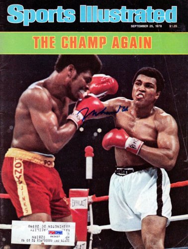 Muhammad Ali Autographed Signed Sports Illustrated Magazine Gem Mint 10 Cover Vintage - PSA/DNA Certified