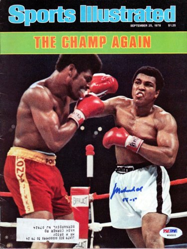 Muhammad Ali Autographed Signed Sports Illustrated Magazine Gem Mint 10 - PSA/DNA Certified