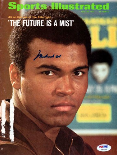 Muhammad Ali Autographed Signed Sports Illustrated Magazine Gem Mint 10 PSA/DNA