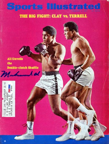 Muhammad Ali Autographed Signed Sports Illustrated Magazine Gem Mint 10 Vintage - PSA/DNA Certified