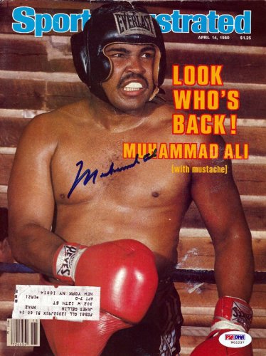 Muhammad Ali Autographed Signed Sports Illustrated Magazine - PSA/DNA Certified