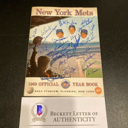 Multi Signed Autographed Signed 1969 Ny Mets World Series Champs