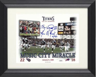 Kevin Dyson Signed Titans Music City Miracle Jersey (JSA COA