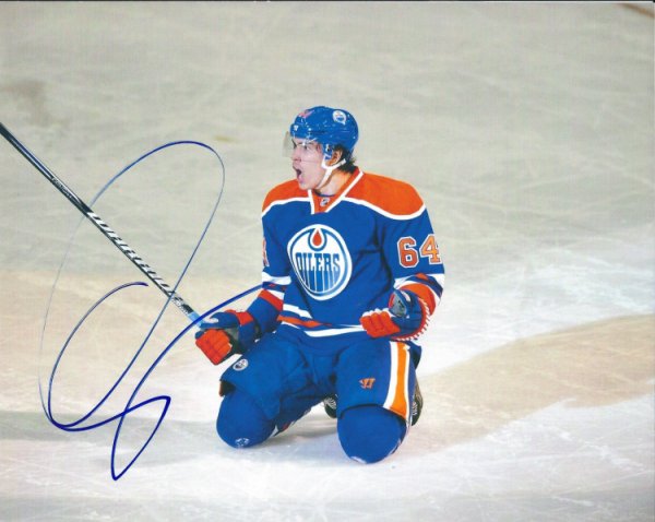 Nail Yakupov Signed Edmonton Oilers Reebok NHL Style Jersey