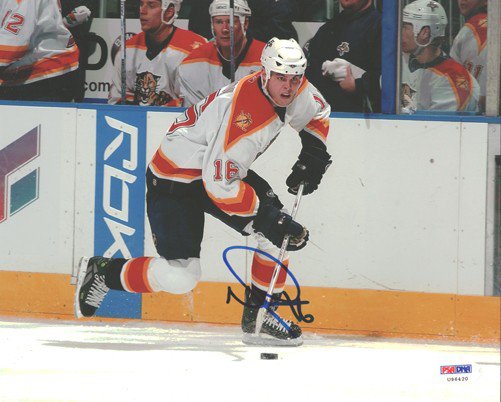 Spencer Knight Florida Panthers Autographed 8 x 10 Save