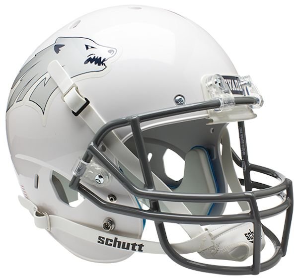Nevada Wolfpack Full Xp Replica Football Helmet Schutt White