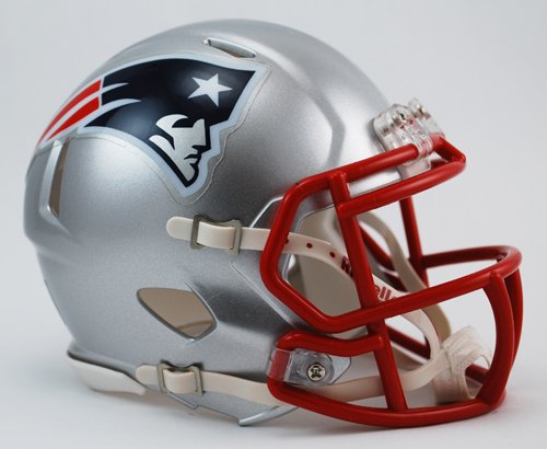 New England Patriots NFL Mini Speed Football Helmet