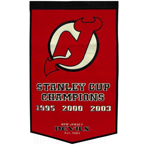 New Jersey Devils Stanley Cup Championship Dynasty Banner