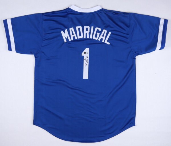 Nick Madrigal Signed Chicago Cubs Jersey (Beckett) 2022 Starting