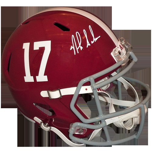 Nick saban autographed helmet clearance