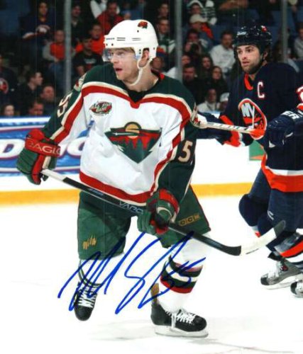 Nick Schultz Autographed Signed Minnesota Wild Photo - Main Line Autographs