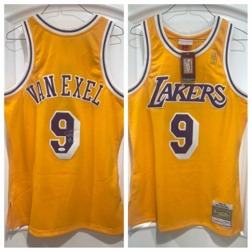nick van exel jersey mitchell and ness