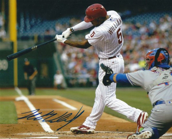 Nick Williams Autographed Signed 8X10 Philadelphia Phillies Photo - Main Line Autographs