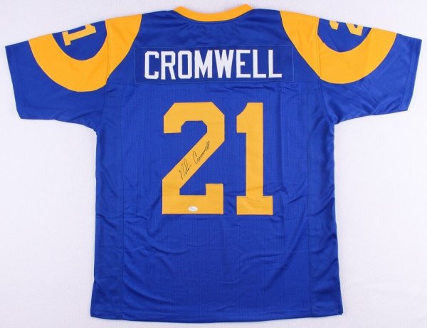 Nolan Cromwell Autographed Signed L.A. Rams Jersey Jsa Coa – MVP Authentics