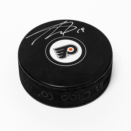 Nolan Patrick Philadelphia Flyers Autographed Autographed Signed Model Hockey Puck