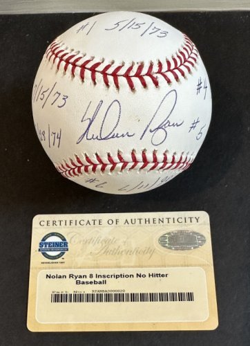 Nolan Ryan Autographed Houston Astros Rawlings 44 White Jersey Beckett –  Denver Autographs