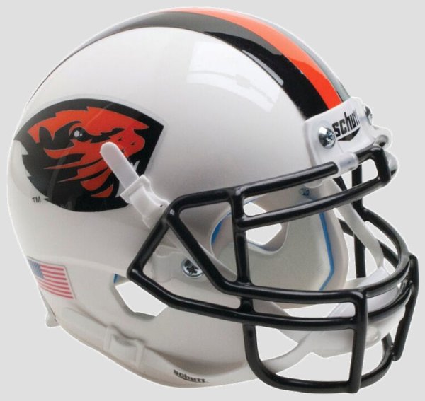 Oregon State Beavers Full XP Replica Football Helmet Schutt Orange