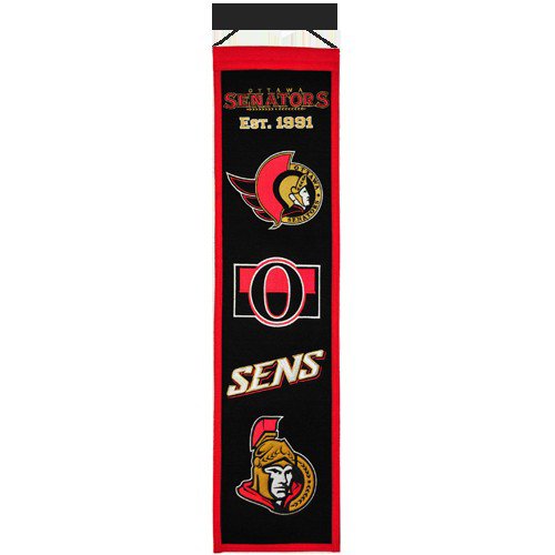 Ottawa Senators Logo Evolution Heritage Banner