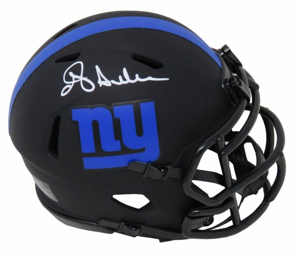 Autographed New York Giants Mini Helmets Signed Mini Helmets