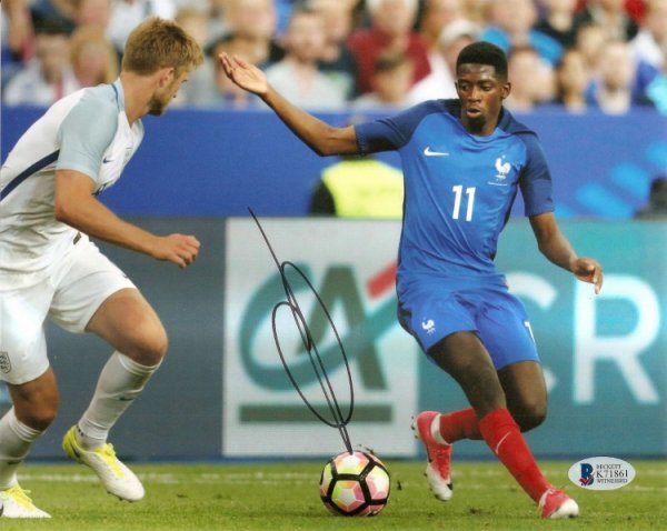 Ousmane Dembele Autographed Signed France Auto 8X10 Photo ...