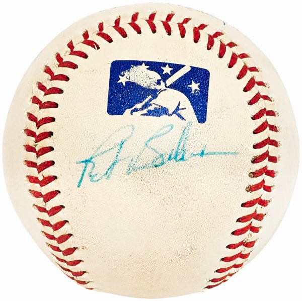Autographed PAT BORDERS Official Major League Baseball - Main Line  Autographs