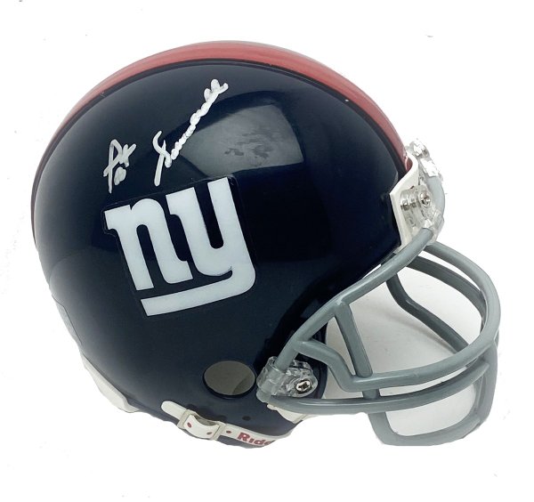 Autographed New York Giants Mini Helmets Signed Mini Helmets