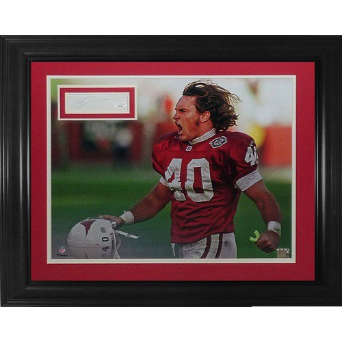 Pat Tillman Autographed Signed Arizona Cardinals Deluxe Framed 16X20 Photo Piece With Authentic Signature - JSA Letter