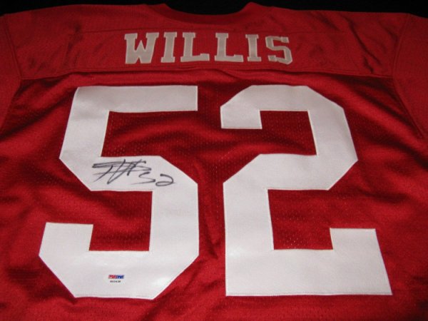 autographed patrick willis jersey