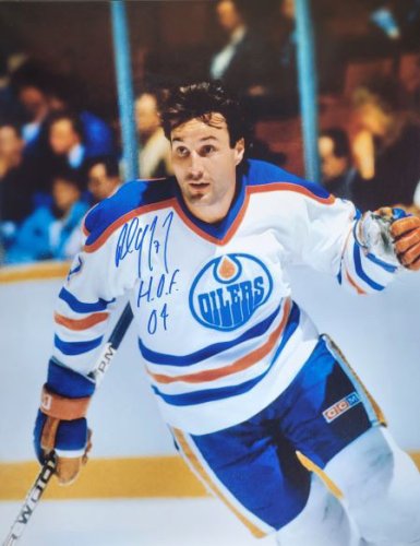 Beckett Paul Coffey Edmonton Oilers Signed Blue Jersey w