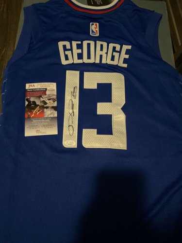 paul george autograph