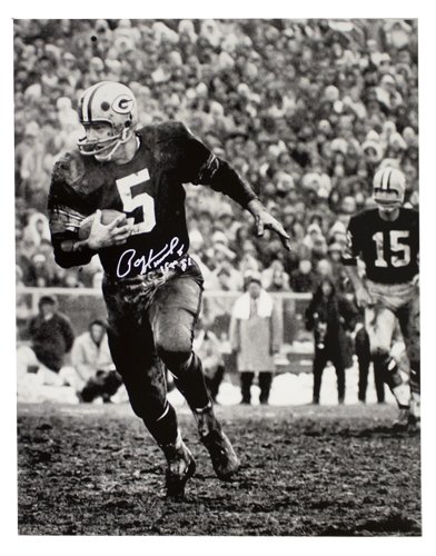 Paul Hornung Autographed Signed Green Bay Packers 16x20 B&W Photo Hof Silver Ink- Certified Authentic