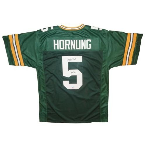 Paul Hornung Autographed Signed Green Bay Packers (Green #5) Custom Jersey With "HOF 86" - JSA