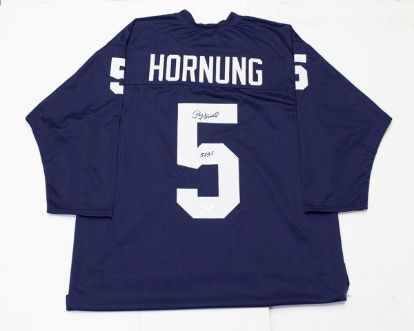 Paul Hornung Autographed Signed Notre Dame Fighting Irish Jersey HT 56 - PSA/DNA Authentic
