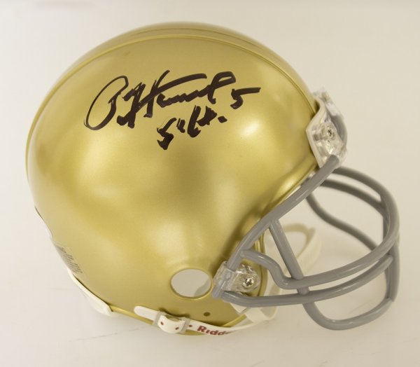 Paul Hornung Autographed Signed Notre Dame Fighting Irish Riddell Mini Helmet HT56- PSA/DNA Authentic