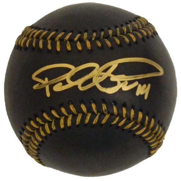 Ozzie Guillen autographed baseball card (Chicago White Sox FT