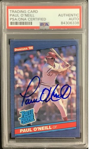 Paul O'Neill Autographed Memorabilia | Signed Photo, Jersey ...