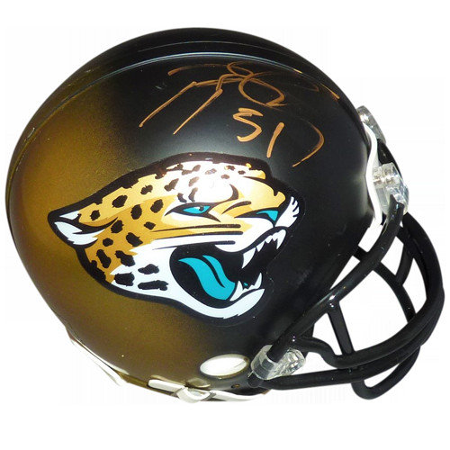 Autographed Jacksonville Jaguars Mini Helmets Signed Mini Helmets