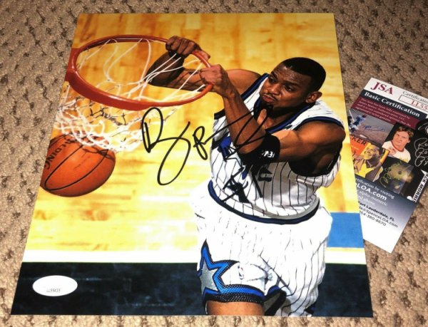penny hardaway signed basketball
