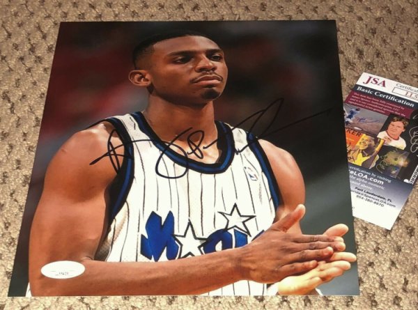 penny hardaway signed basketball