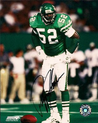 Pepper Johnson Autographed Signed New York Jets Photo - Autographs