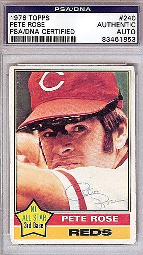 Pete Rose | Autographed Baseball Memorabilia & MLB Merchandise