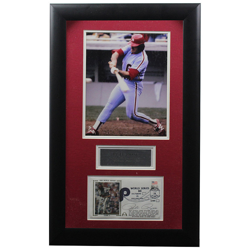 Pete Rose Autographed Signed Framed First Day Cover - Certified Authentic