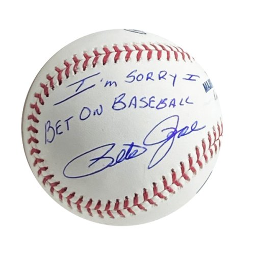 Frank Thomas Signed Auto HOF ROMLB Baseball W/ HOF 2014 Beckett Witness