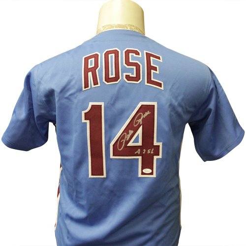 Pete Rose Philladelphia Phillies Custom Baby Blue Jersey 4256