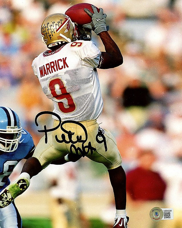 Peter Warrick Autographed Memorabilia  Signed Photo, Jersey, Collectibles  & Merchandise