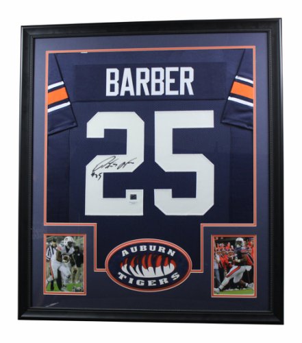 Peyton Barber Autographed Signed Auburn Tigers Premium Framed Blue Jersey - Certified Authentic