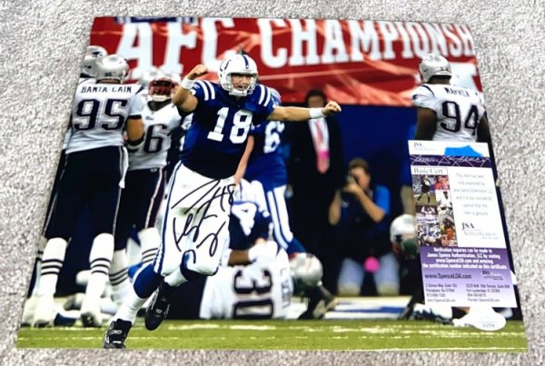 Peyton Manning Denver Broncos Signed Autograph Super Bowl 50 Limited Edition Authentic Duke Football JSA Certified