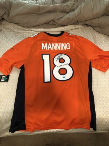 peyton manning autographed jersey