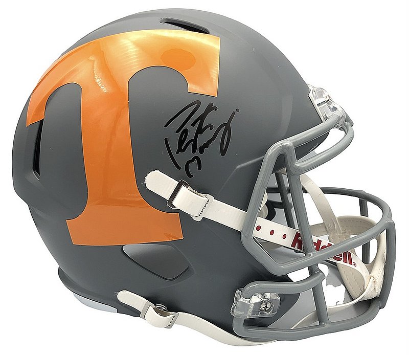 Peyton Manning Autographed Signed Tennessee Volunteers Riddell Speed AMP Full Size Replica Helmet - Fanatics Authentic