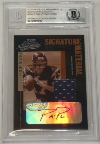 philip rivers autographed jersey